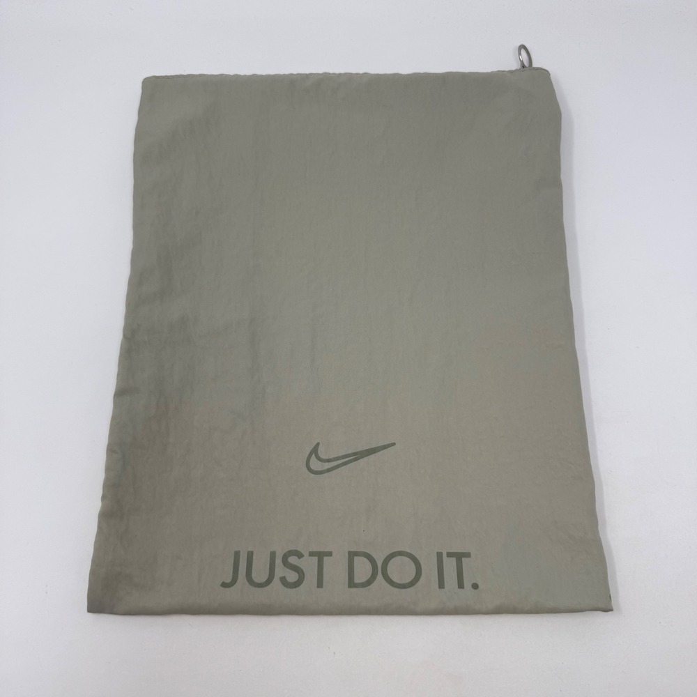 Nike Sage Green Just Do It Zippered Storage Pouch Shoe‎ / Laundry Bag 11.5x14.5